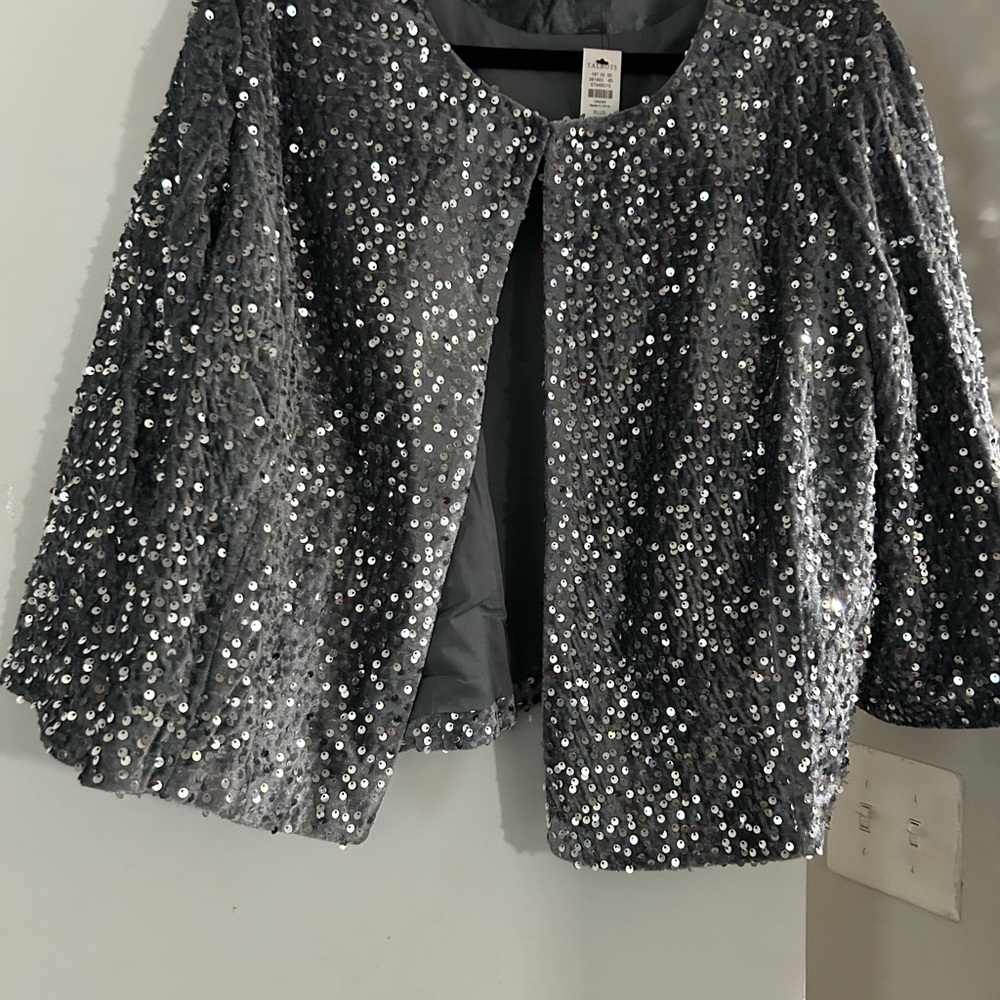 Sequin Women’s Jacket - Silver